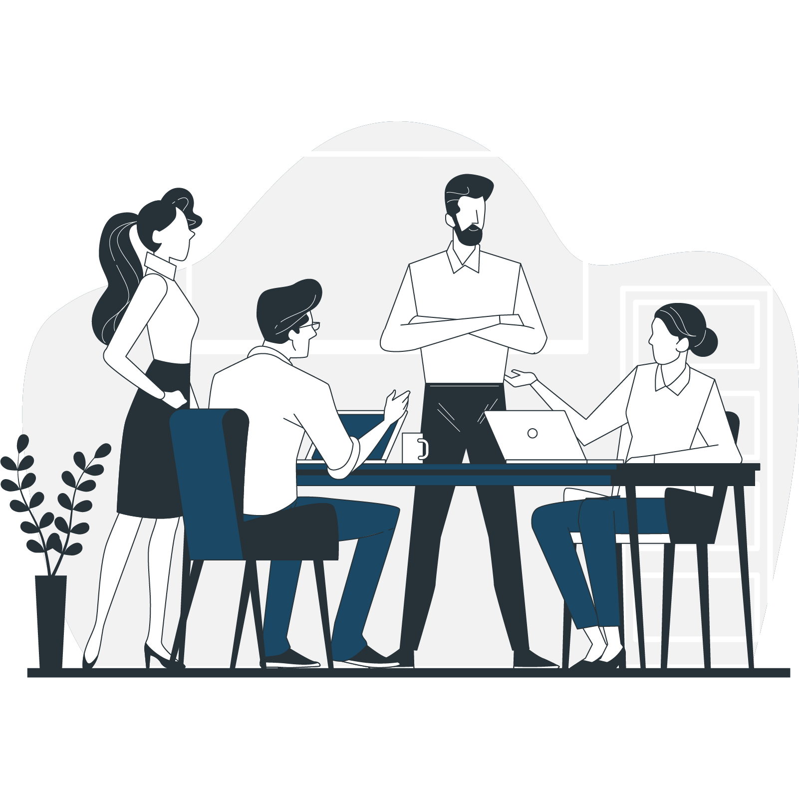 Technology leadership illustration
